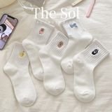  Tất Hàn Quốc Blue Bow 