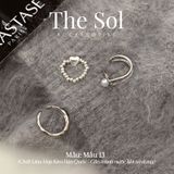  Set Nhẫn Hàn Quốc Metal Heart - Mẫu 13 