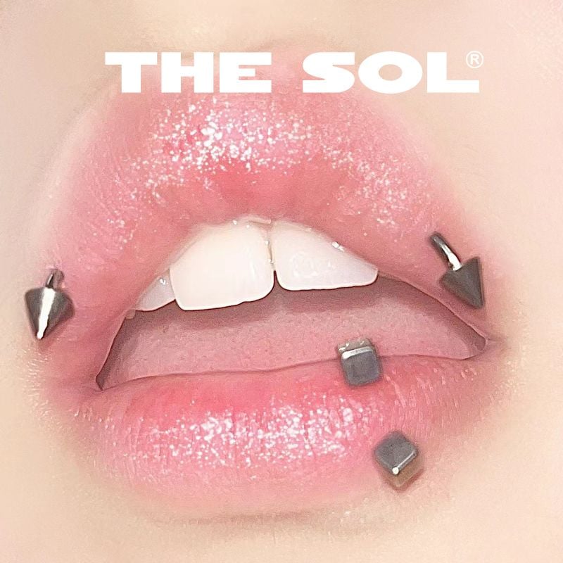  Khuyên Môi Titan Unisex ASHLEY - Bi Tròn 