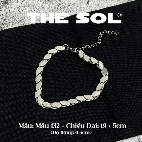  Lắc Tay Titan Unisex Beans Chain - Mẫu 132 