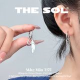  Khuyên Tai Titan Unisex The Feather - Mẫu T175 