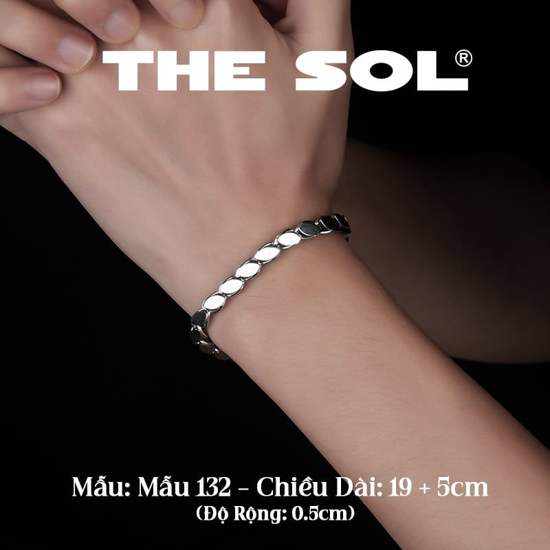  Lắc Tay Titan Unisex Beans Chain - Mẫu 132 