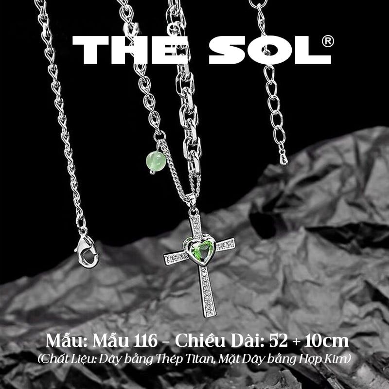  Dây Chuyền Titan Unisex Green Cross - Mẫu 116 