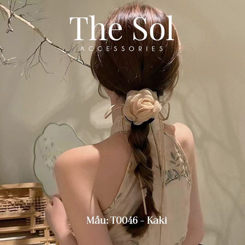  Cột Tóc Hàn Quốc Silk Flower 