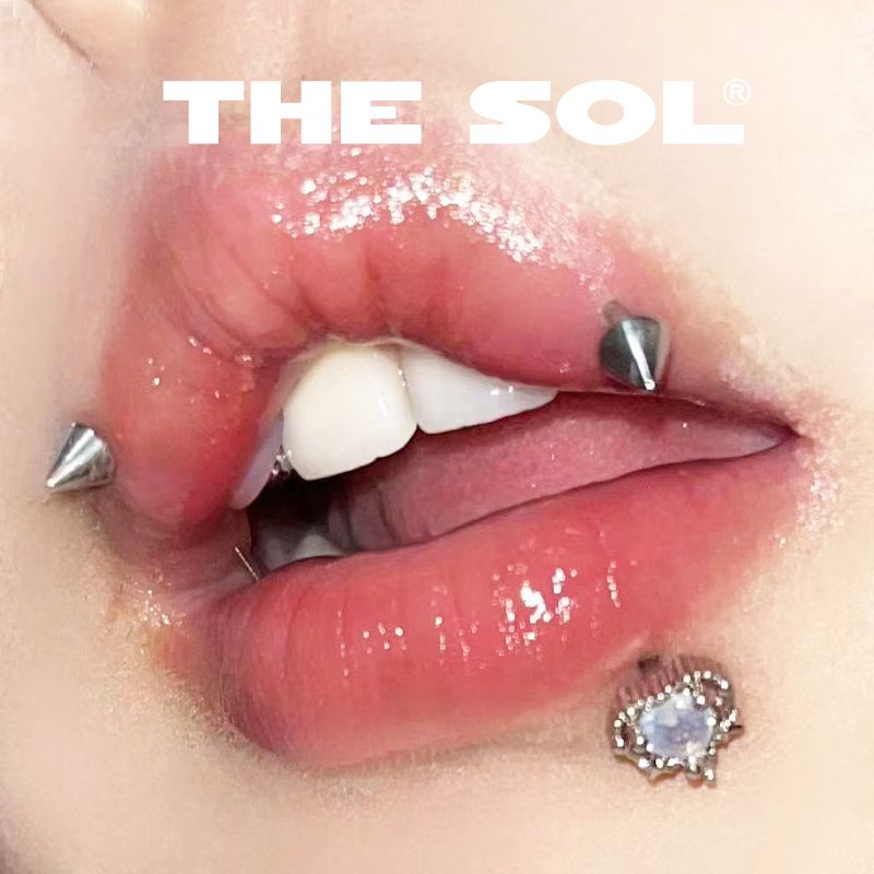  Khuyên Môi Titan Unisex ASHLEY - Bi Nhọn 