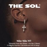  Khuyên Tai Hợp Kim Dia Full Cross - Mẫu 305 