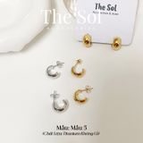  Bông Tai Titan Half Hoops 