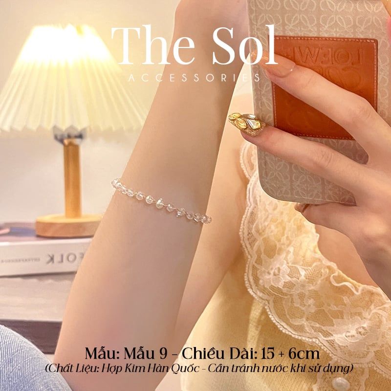  Bông Tai Hàn Quốc The Crystal - Mẫu 9 