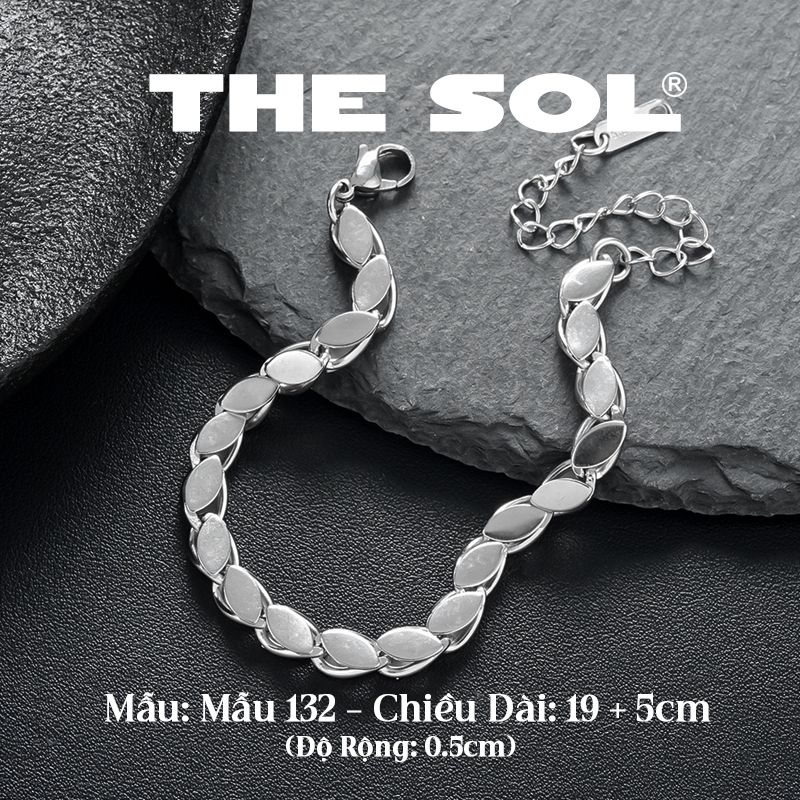  Lắc Tay Titan Unisex Beans Chain - Mẫu 132 