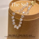  Bông Tai Hàn Quốc The Crystal - Mẫu 9 