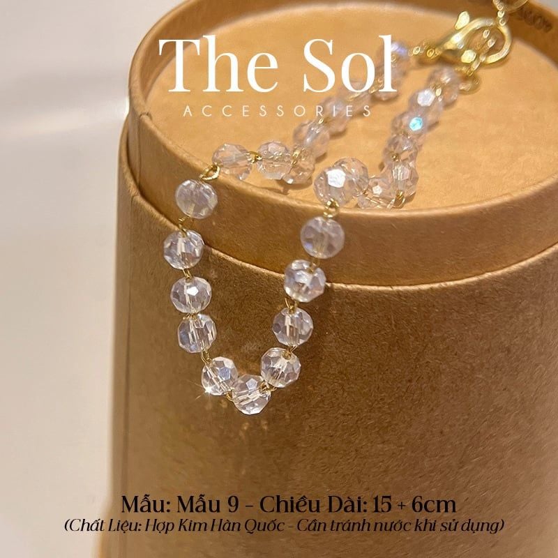  Bông Tai Hàn Quốc The Crystal - Mẫu 9 