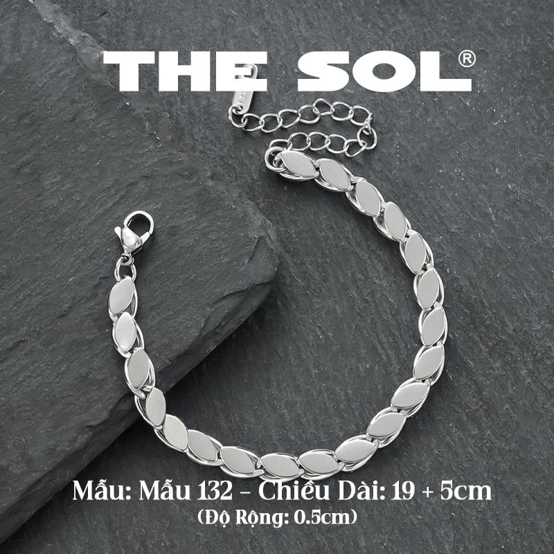  Lắc Tay Titan Unisex Beans Chain - Mẫu 132 