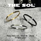  Vòng Tay Titan Unisex The Basic - 4mm - Mẫu 126 