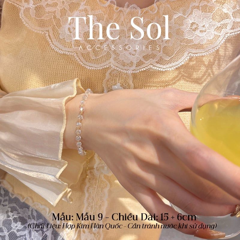  Bông Tai Hàn Quốc The Crystal - Mẫu 9 