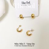  Bông Tai Titan Half Hoops 