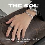  Lắc Tay Titan Unisex Different Chain - Mẫu 145 