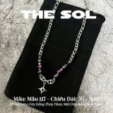  Dây Chuyền Titan Unisex Black Opal Gems - Mẫu 117 