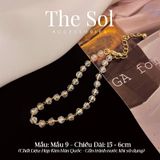  Bông Tai Hàn Quốc The Crystal - Mẫu 9 