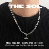  Dây Chuyền Titan Unisex Black Opal Gems - Mẫu 117 