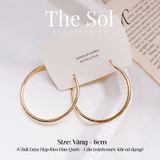  Bông Tai Hàn Quốc Circle Hoops 