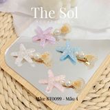  Kẹp Tóc Hologram Sea ​​Shells 
