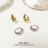  Bông Tai Titan Trendy Hoops - Mẫu 6 