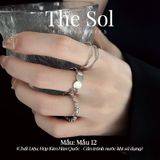  Set Nhẫn Hàn Quốc The Metal - Mẫu 12 