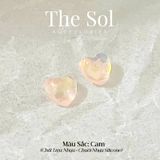  Bông Tai Nhựa Hologram Heart 