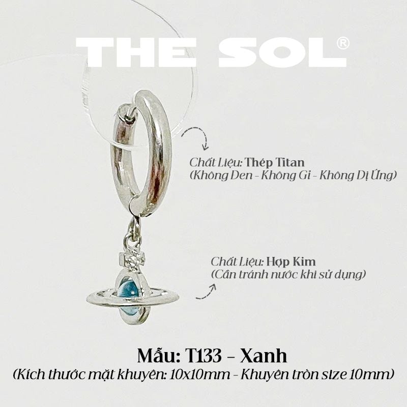  Khuyên Tai Titan Unisex The Planet 