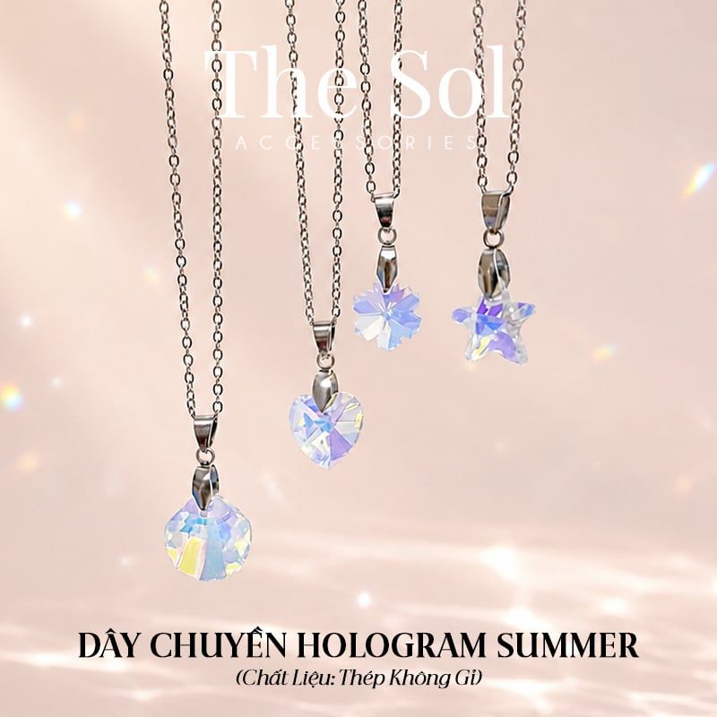  Dây Chuyền Thép Hologram Summer 