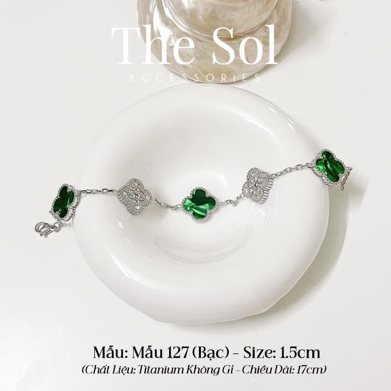  Lắc Tay Titan Dia Mix Green Lou - Mẫu 127 