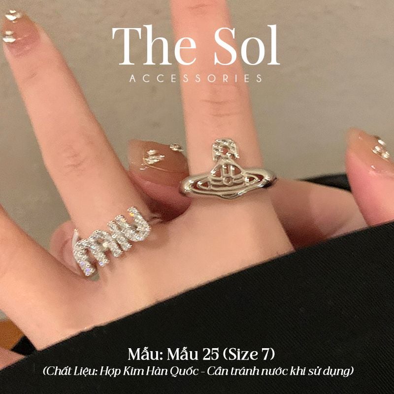  Nhẫn Hàn Quốc Vivienne - Mẫu 25 