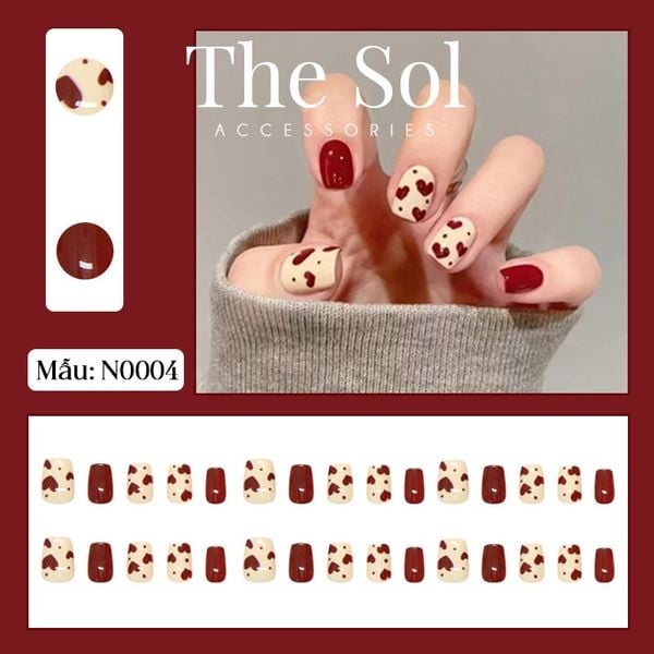  Bộ Nailbox 24 Móng - N0004 