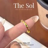  Nhẫnn Titan Colour Diamond - Mẫu 137 