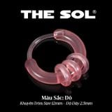  Khuyên Tai Nhựa Khuyên Tròn 3 Vòng Nhỏ 