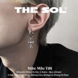  Khuyên Tai Titan Unisex Chrome Heart - Mẫu T181 