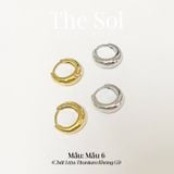  Bông Tai Titan Trendy Hoops - Mẫu 6 