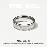  Nhẫn Titan Unisex The Roman - Mẫu 70 