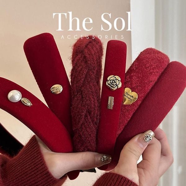  Cài Tóc Hàn Quốc The Red - Mẫu C3 