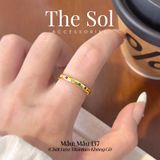  Nhẫnn Titan Colour Diamond - Mẫu 137 