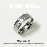  Nhẫn Titan Unisex The Roman - Mẫu 70 