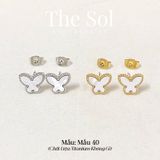  Bông Tai Titan White Butterfly 