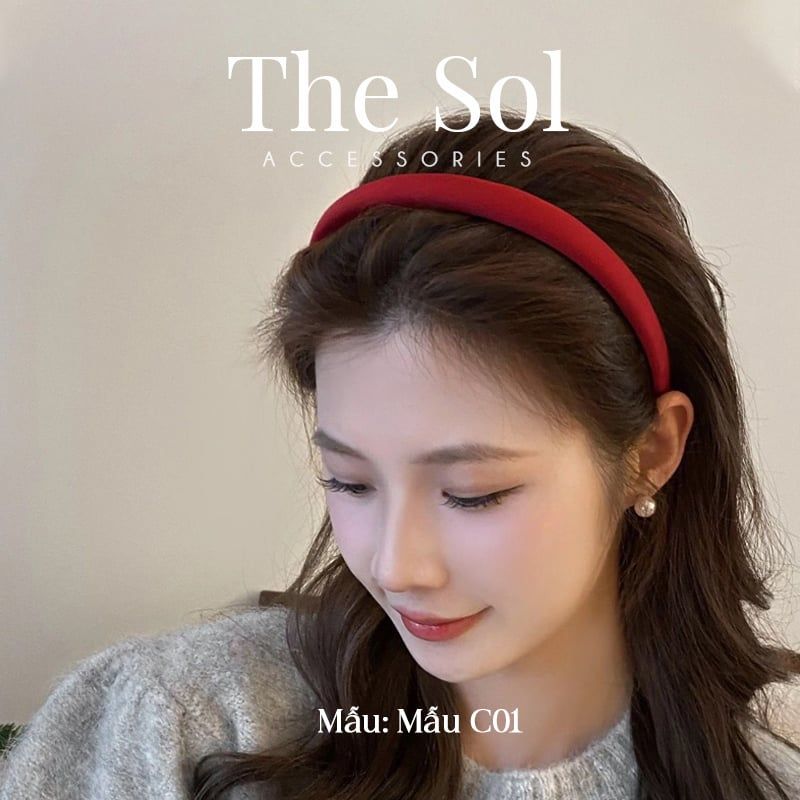  Cài Tóc Hàn Quốc The Red - Mẫu C1 