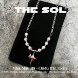  Dây Chuyền Titan Unisex Red Bling - Mẫu 118 