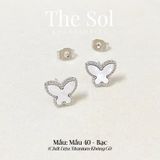  Bông Tai Titan White Butterfly 