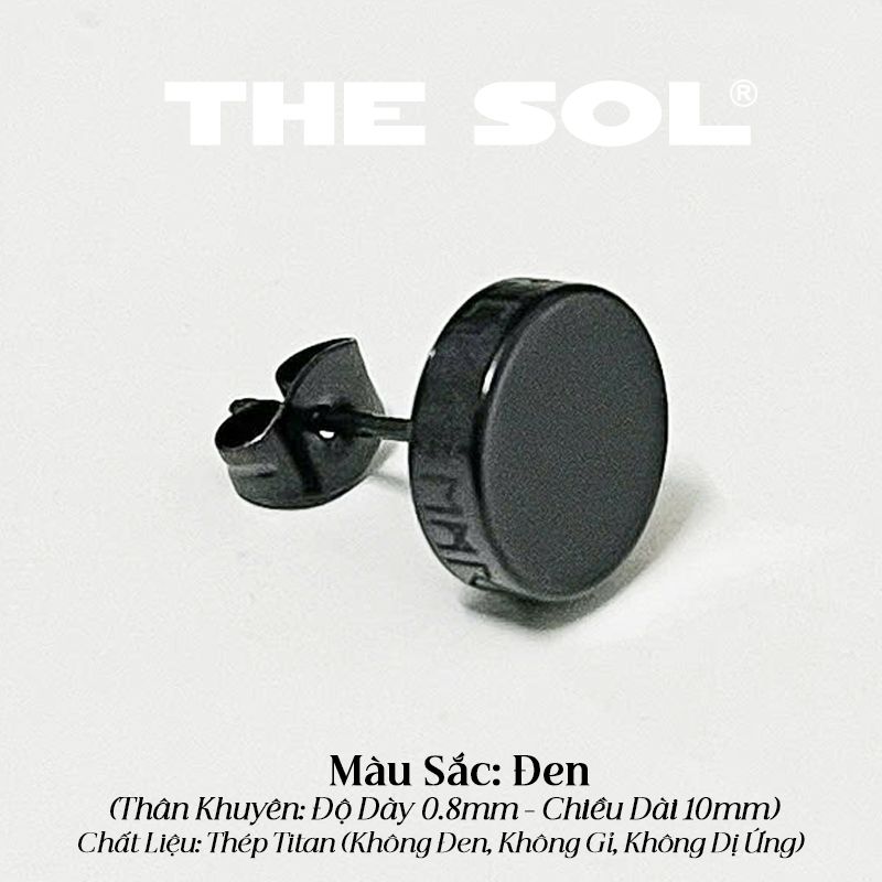  Khuyên Tai Titan Unisex Roman Pattern 