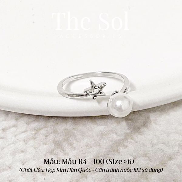  Nhẫn Hàn Quốc 45K - Mẫu 100 