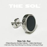  Khuyên Tai Titan Unisex Roman Pattern 