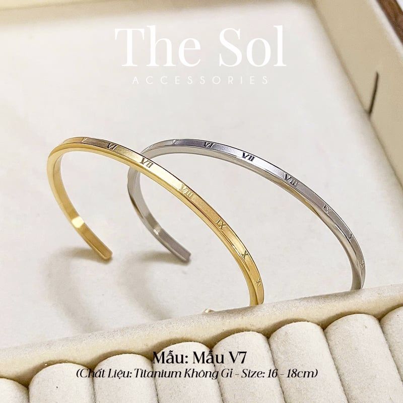  Vòng Tay Titan Roman Cuff - Mẫu V7 