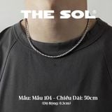  Dây Chuyền Titan Unisex Basic Chain - Mẫu 104 